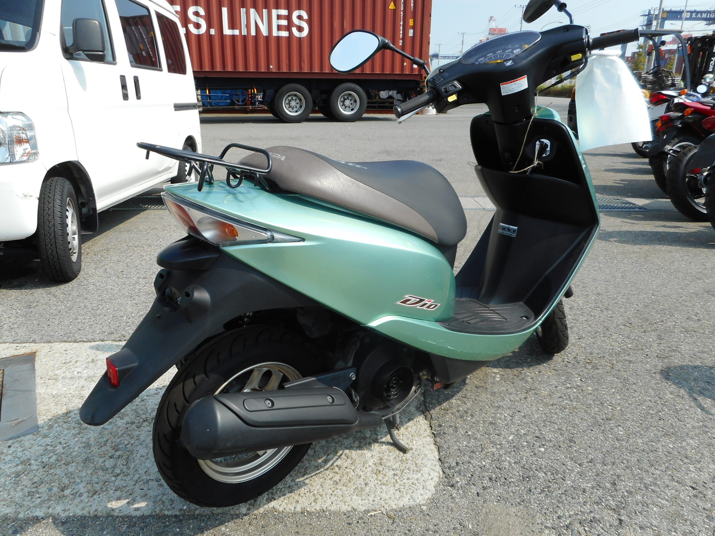 Honda Dio с коляской